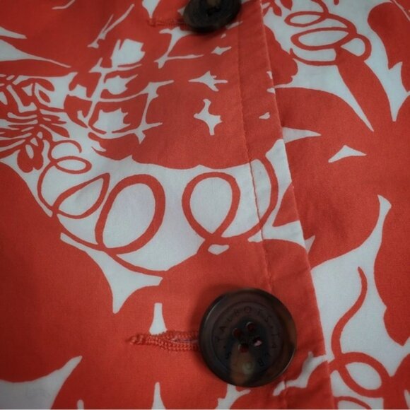 Talbots Jackets & Blazers - Talbots Orange and White Floral Blazer